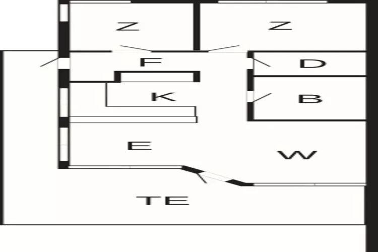 Meerzicht Retreat in Dagelokke -- By Traum Ferienwohnungen-Plattegrond