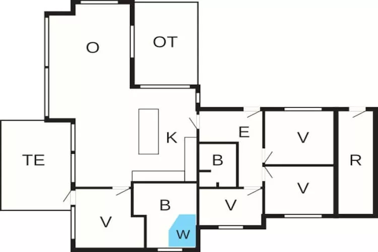 Luxe kust retraite -- By Traum Ferienwohnungen-Plattegrond