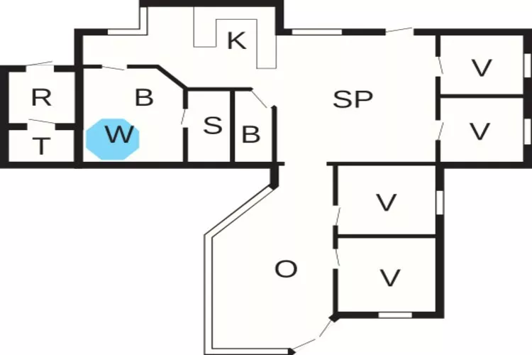 Gerenooveerde retraite nabij strand -- By Traum Ferienwohnungen-Plattegrond