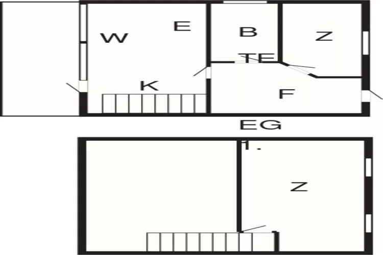 Gezellig strandtoevlucht in Blavand -- By Traum Ferienwohnungen-Plattegrond