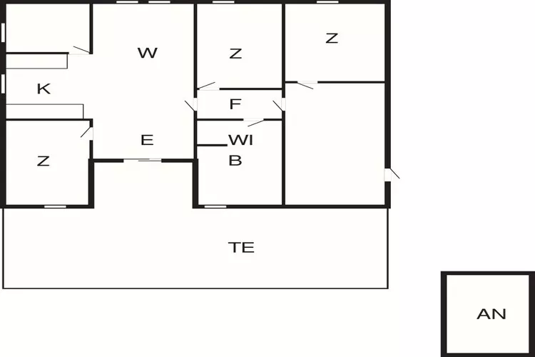 6 persoons vakantie huis in Tarm-By Traum-Plattegrond