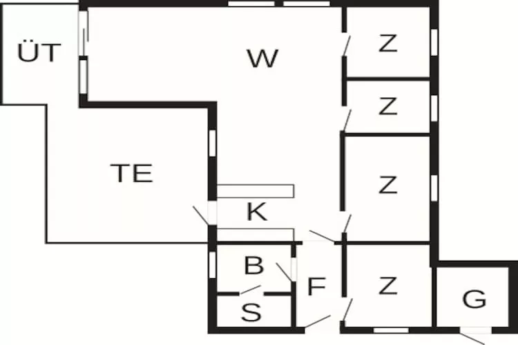 Gezellig gerenoveerd huisje -- By Traum Ferienwohnungen-Plattegrond