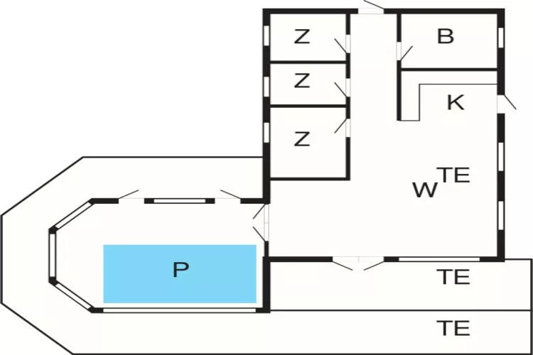 6 persoons vakantie huis in Ulfborg-By Traum-Plattegrond