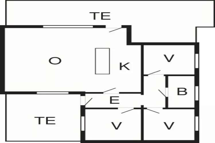 6 persoons vakantie huis in Glesborg-By Traum-Plattegrond