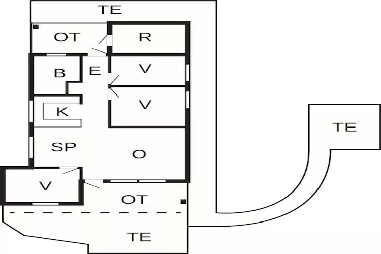 6 persoons vakantie huis in Blokhus-By Traum-Plattegrond