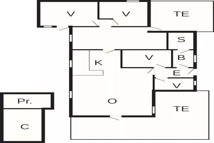 8 persoons vakantie huis in Hurup Thy-By Traum-Plattegrond