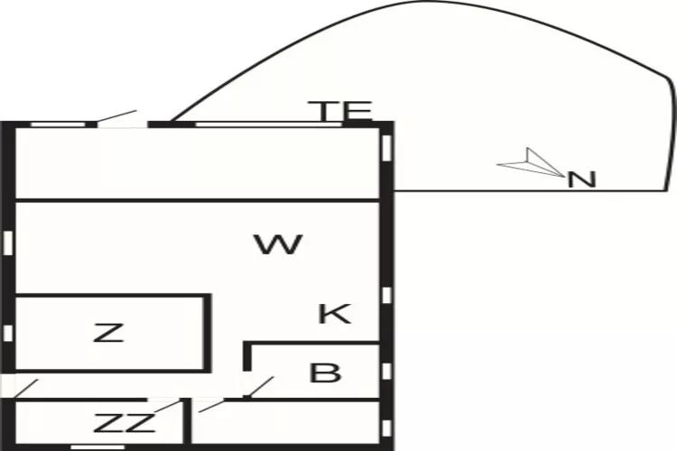 6 persoons vakantie huis in Hurup Thy-By Traum-Plattegrond