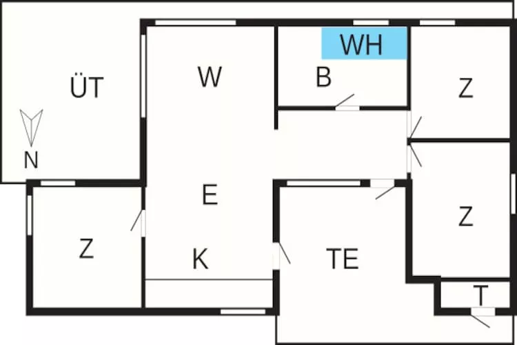6 persoons vakantie huis in Haderslev-By Traum-Plattegrond