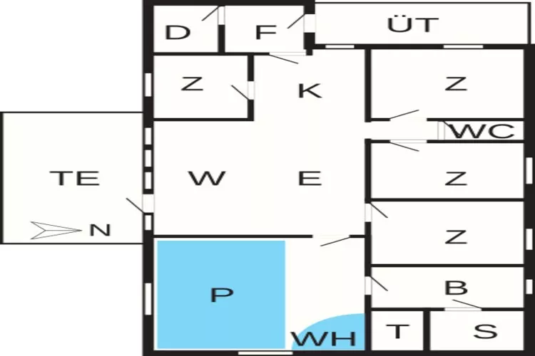 Gezinsplezier met binnenzwembad -- By Traum Ferienwohnungen-Plattegrond