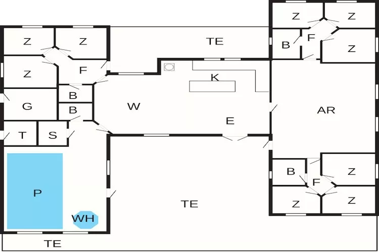 Luxe wellness retraite -- By Traum Ferienwohnungen-Plattegrond
