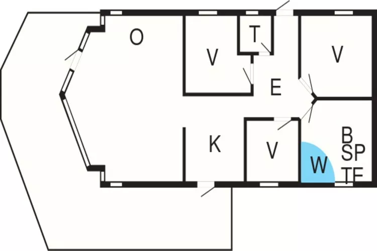 8 persoons vakantie huis in Hadsund-Plattegrond