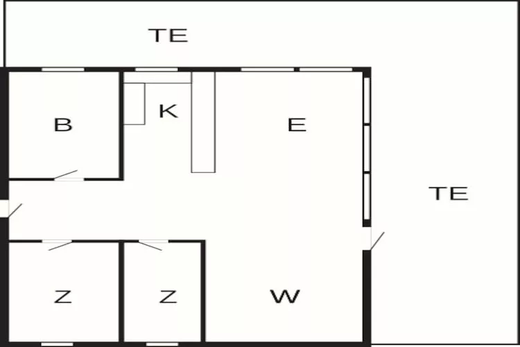 4 persoons vakantie huis in Snedsted-By Traum-Plattegrond