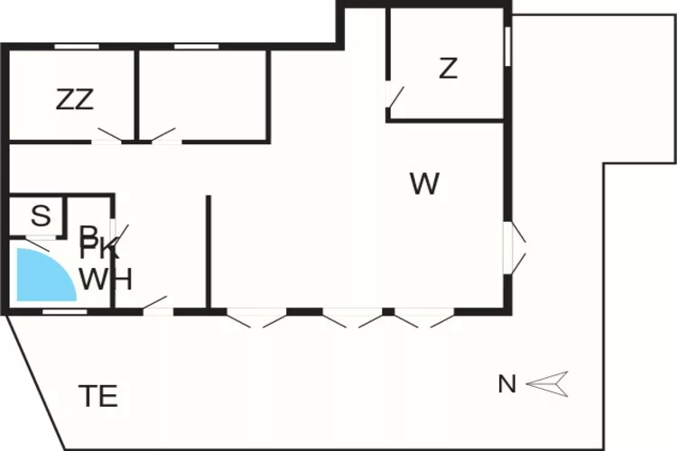 6 persoons vakantie huis in Strandby-By Traum-Plattegrond