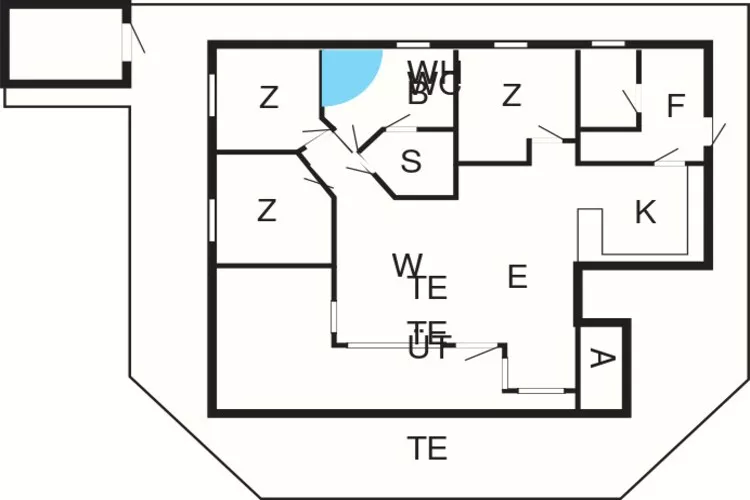 7 persoons vakantie huis in Ansager-By Traum-Plattegrond