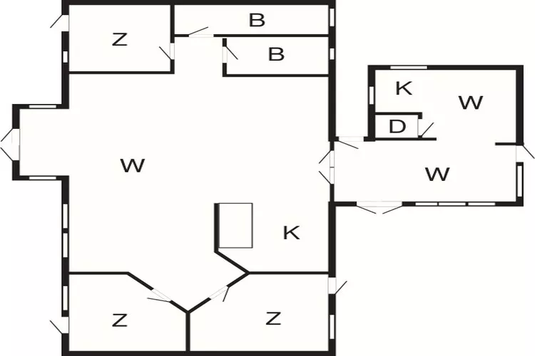 10 persoons vakantie huis in Fur-By Traum-Plattegrond