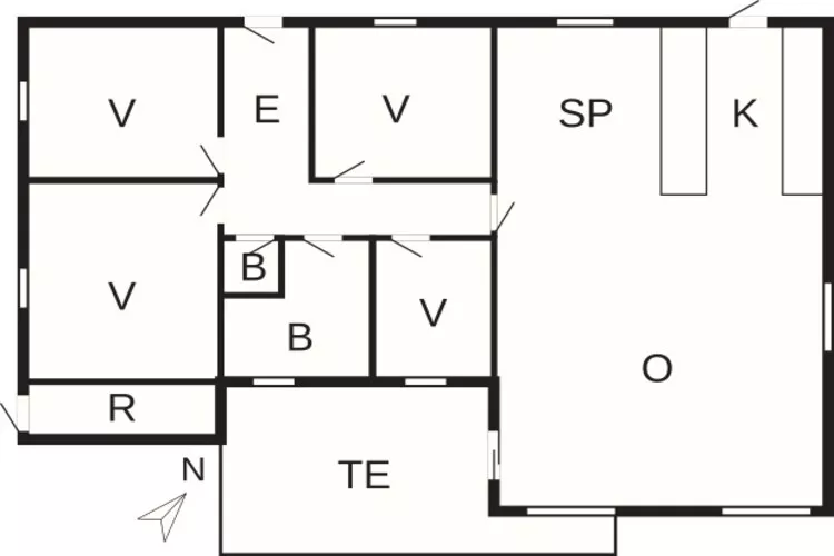 8 persoons vakantie huis in Rørvig-By Traum-Plattegrond