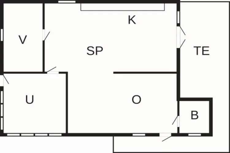 4 persoons vakantie huis in SÖLVESBORG-Plattegrond