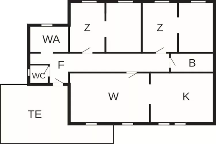 4 persoons vakantie huis in Austrheim-Plattegrond