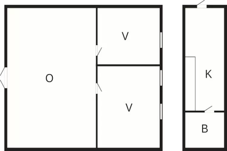 5 persoons vakantie huis in Fjällbacka-Plattegrond