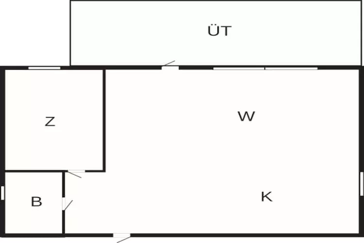 4 persoons vakantie huis in Gränna-Plattegrond