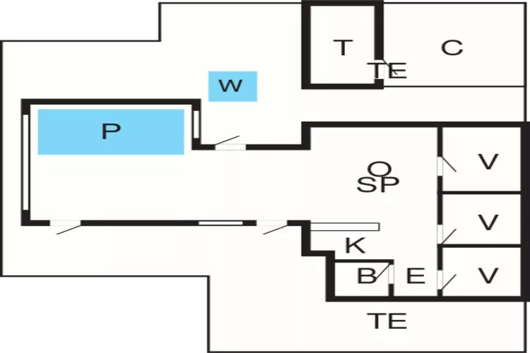 6 persoons vakantie huis in Ebeltoft-By Traum-Plattegrond