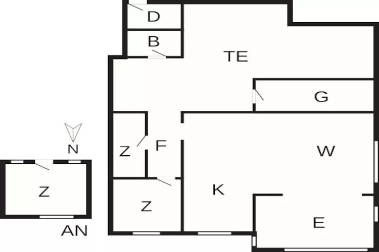 8 persoons vakantie huis in Vig-By Traum-Plattegrond
