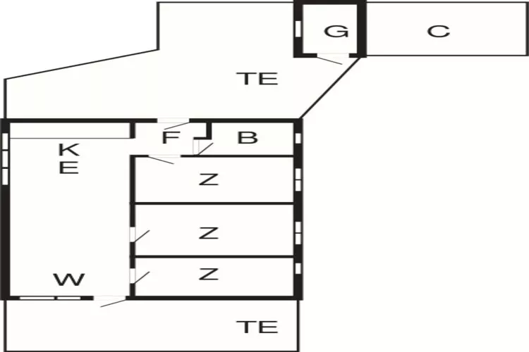 6 persoons vakantie huis in Saltum-By Traum-Plattegrond