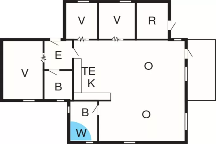 7 persoons vakantie huis in Struer-By Traum-Plattegrond