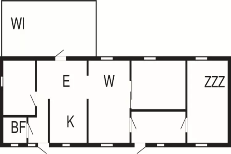 6 persoons vakantie huis in Laholm-Plattegrond
