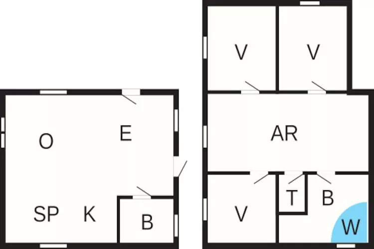 Luxe kust retraite -- By Traum Ferienwohnungen-Plattegrond