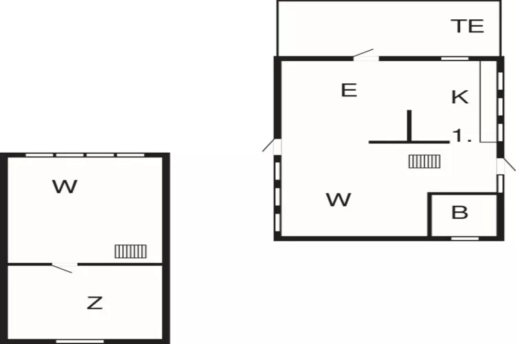 Sfeervol gerenoveerd huisje -- By Traum Ferienwohnungen-Plattegrond