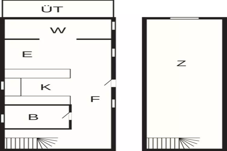 2 persoons vakantie huis in Gilleleje-By Traum-Plattegrond