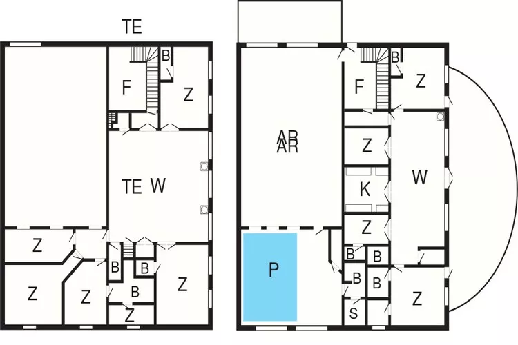 Luxe retraite bij Asbolholm -- By Traum Ferienwohnungen-Plattegrond