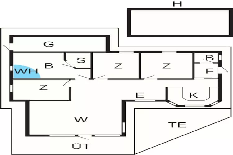 6 persoons vakantie huis in Hemmet-By Traum-Plattegrond