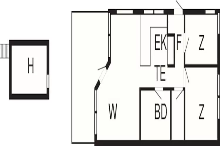 Idyllisch jachthaven toevluchtsoord -- By Traum Ferienwohnungen-Plattegrond