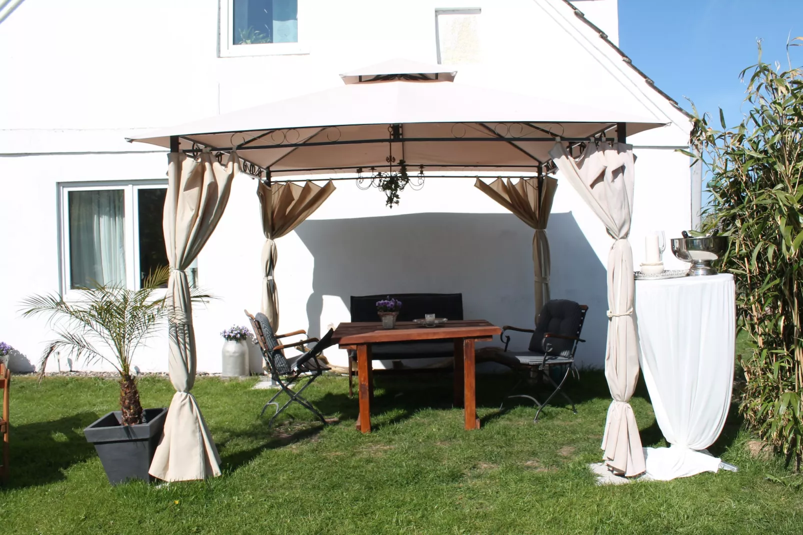 Windspiel-Terrasbalkon