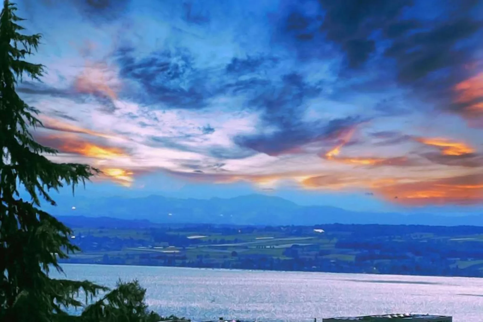 Am Bodensee-Gebieden zomer 20km