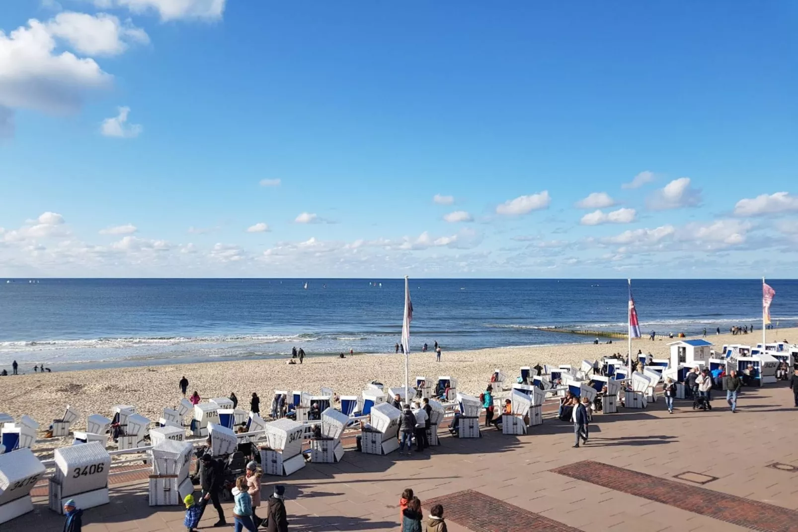 Apartementhaus Ulrike Wohnung 5 - Westerland-Gebieden zomer 5km