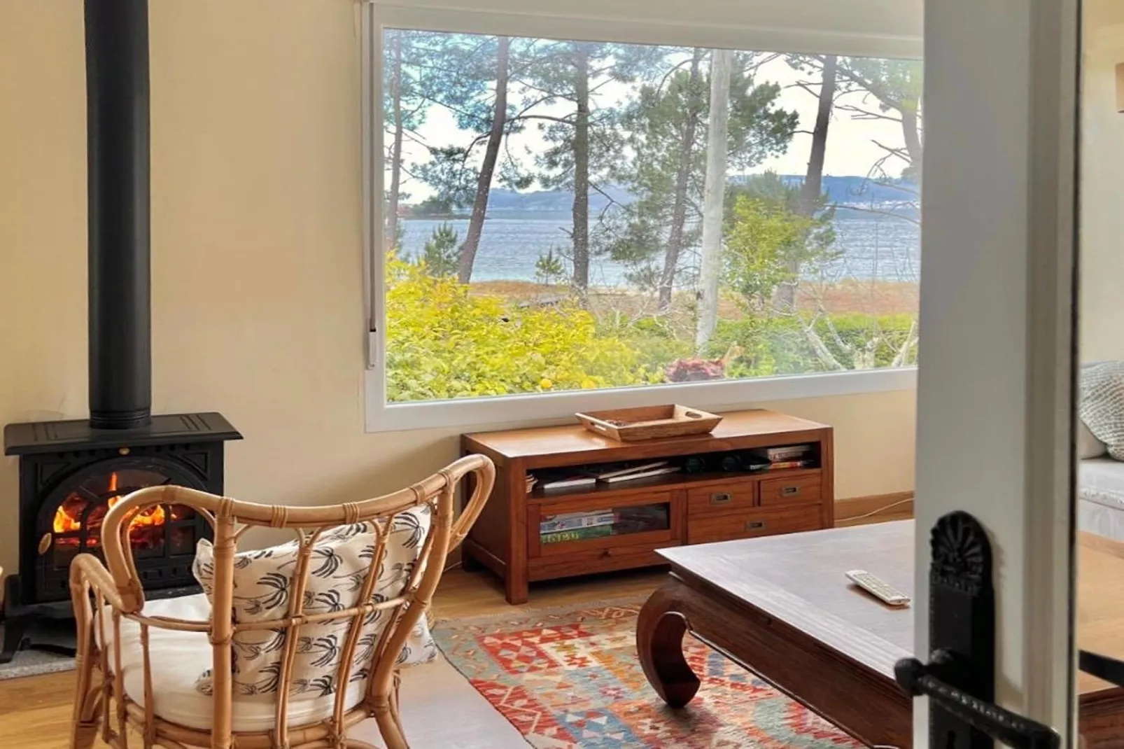 Casa Porto do Son-Woonkamer