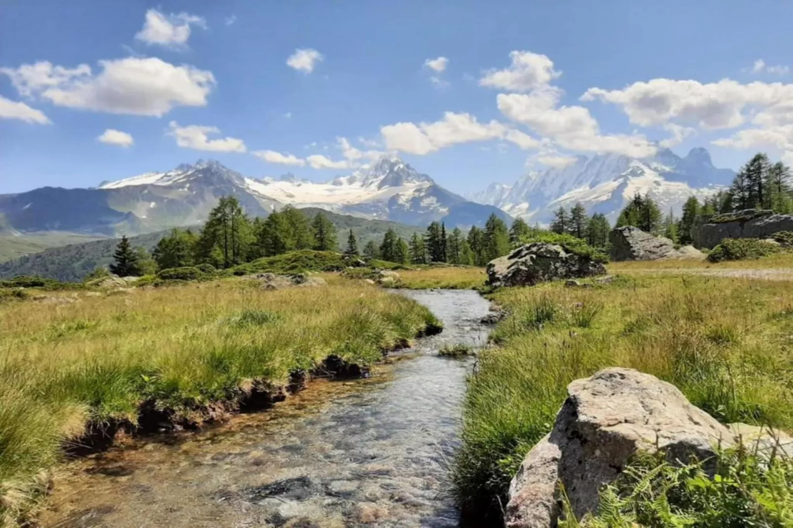 Resort les Portes du Mont Blanc 6-Gebieden zomer 5km