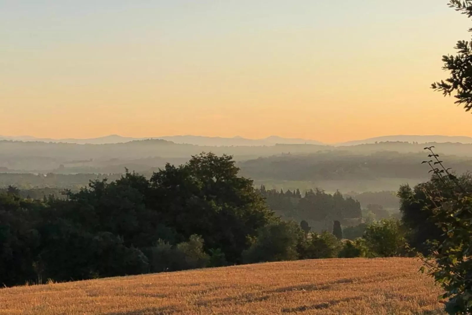 Poggio Casale-Gebieden zomer 20km