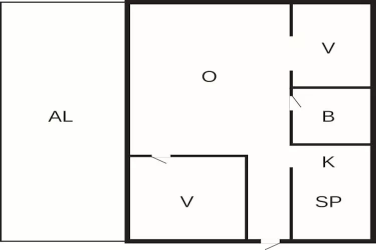 4 persoons vakantie huis in BORGHOLM-By Traum-Plattegrond