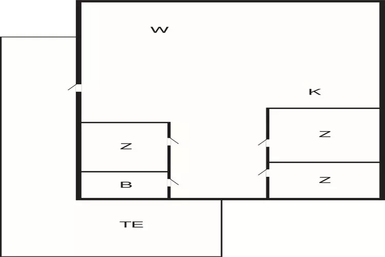 6 persoons vakantie huis in Roslev-By Traum-Plattegrond