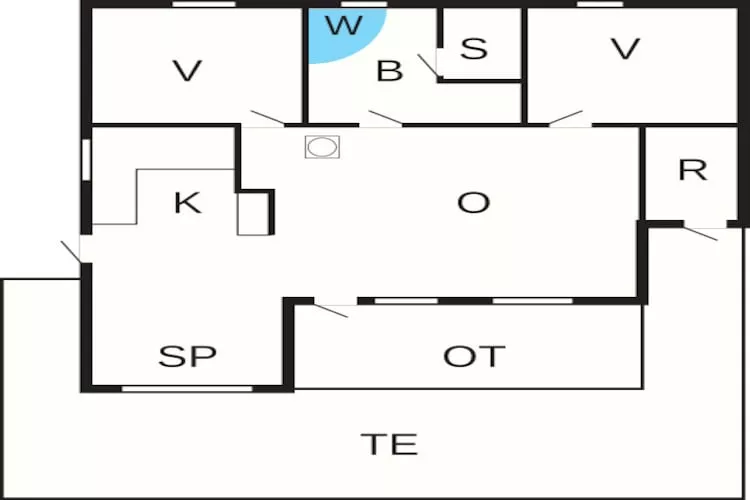 6 persoons vakantiehuis in Ringkøbing-Plattegrond