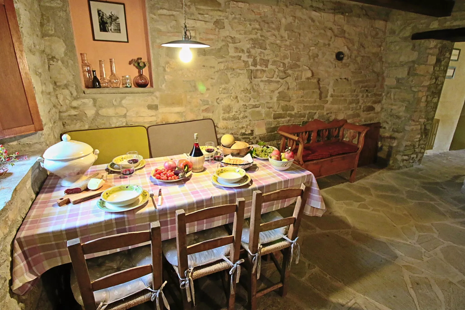 Nicchio di Rosa- Cerro Vecchio-Eetkamer