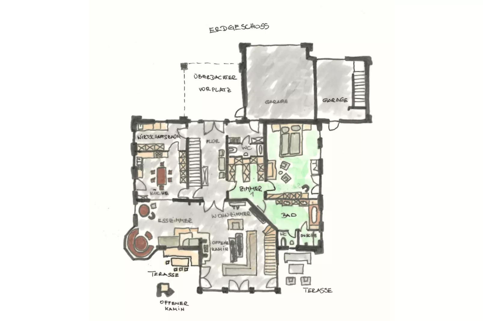 Chalet Kitzlodge in St Johann in Tirol-Plattegrond