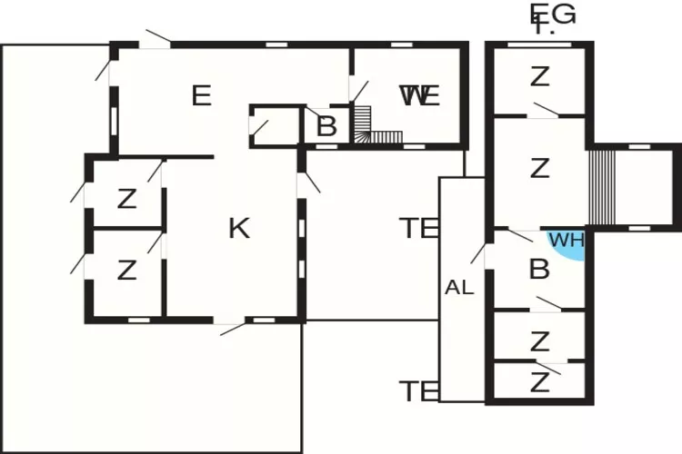 14 persoons vakantie huis in Havndal-By Traum-Plattegrond