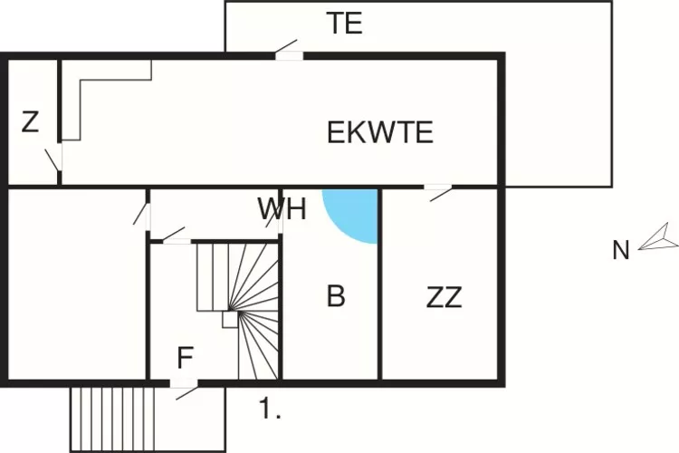 5 persoons vakantie huis in Frederikstad-By Traum-Plattegrond