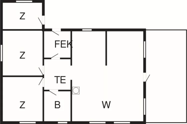 5 persoons vakantie huis in olden-Plattegrond