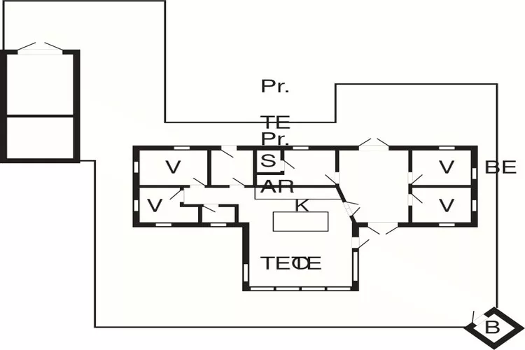 Modern huis met spa -- By Traum Ferienwohnungen-Plattegrond